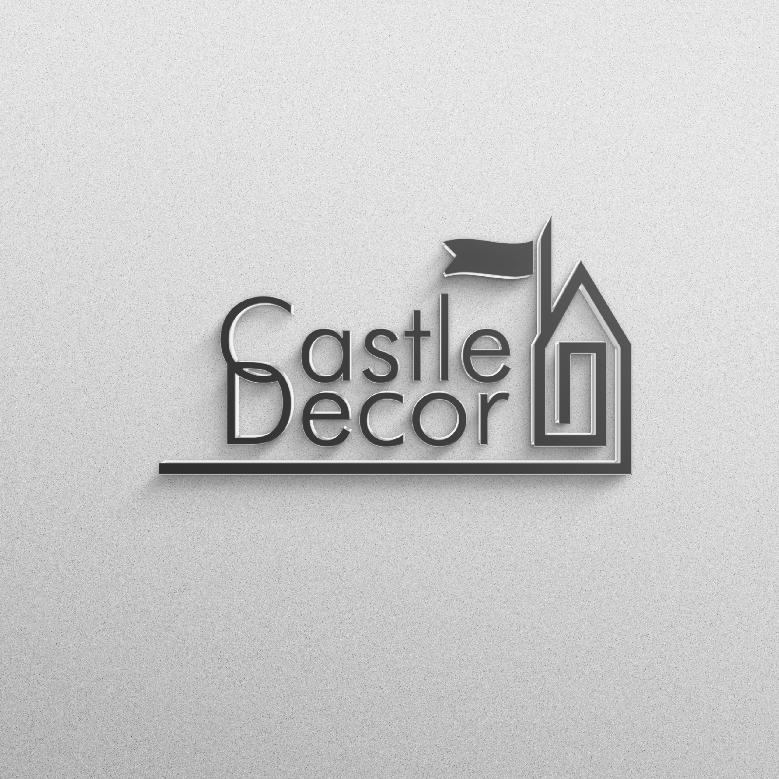 Visual identity design for Castle Decor
