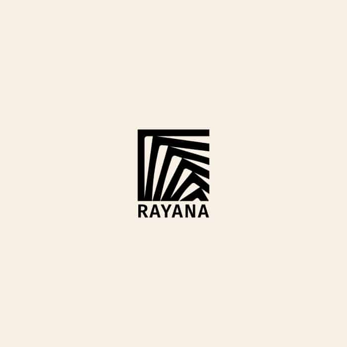 تصميم هوية بصرية لبناء حديث -RAYANA