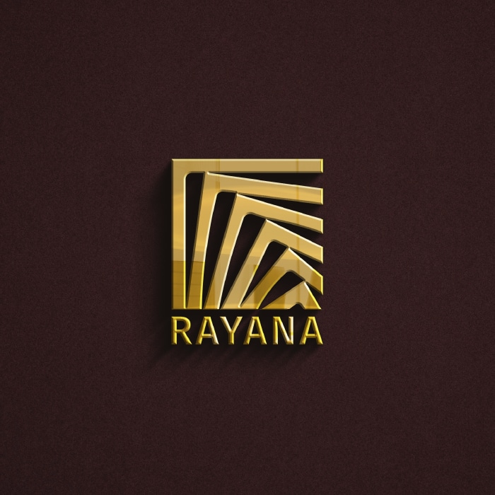 تصميم هوية بصرية لبناء حديث -RAYANA